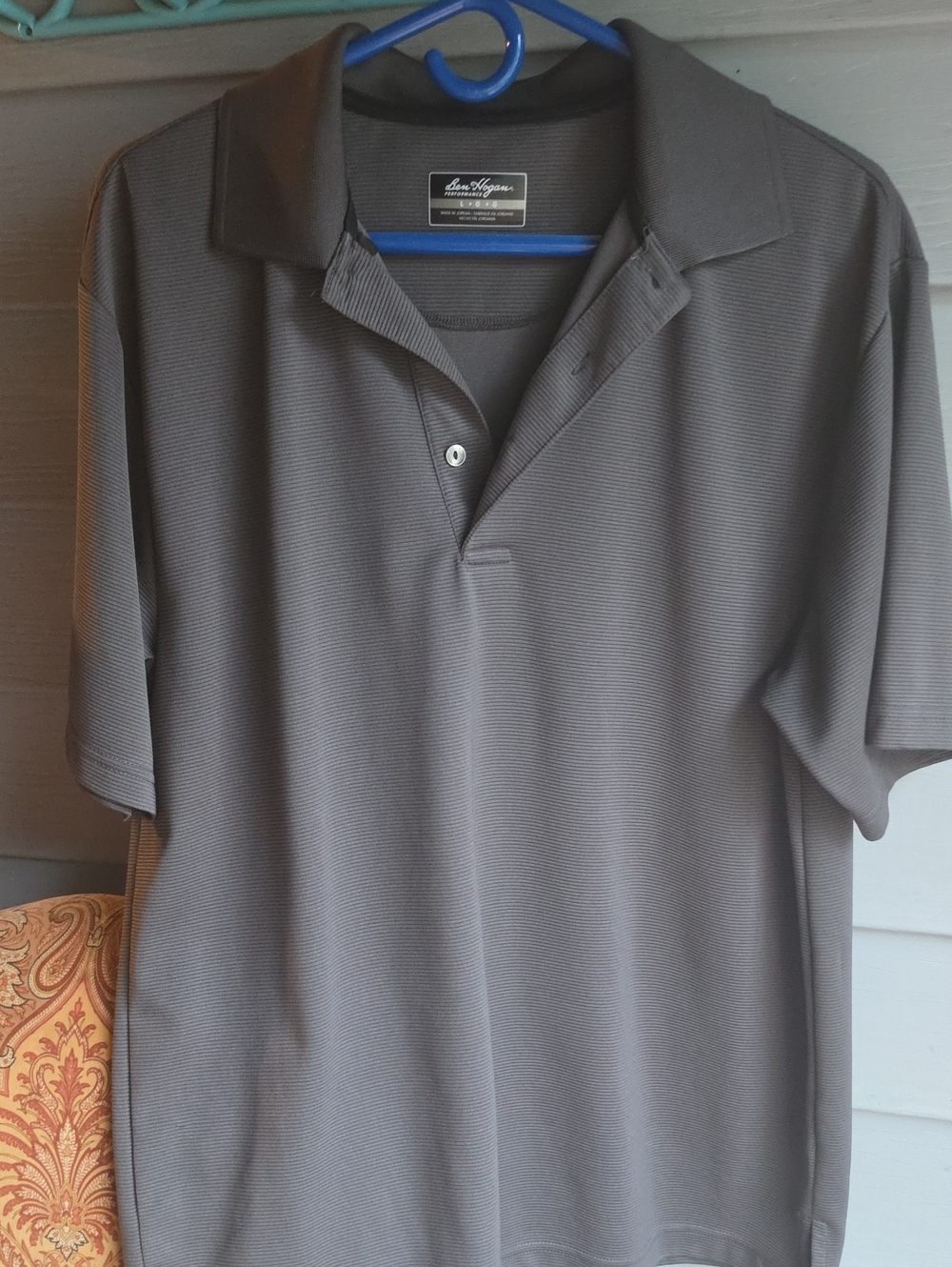 Men's Short-Sleeve Polo Shirt in Dark Gray Ben Hogan